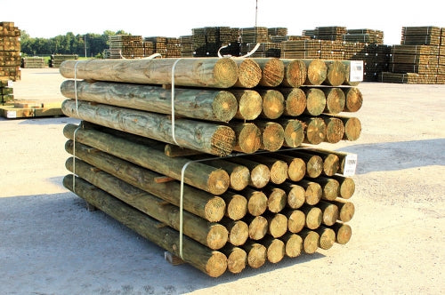 American Steel & Timber Perfect Round Wood Post CCA